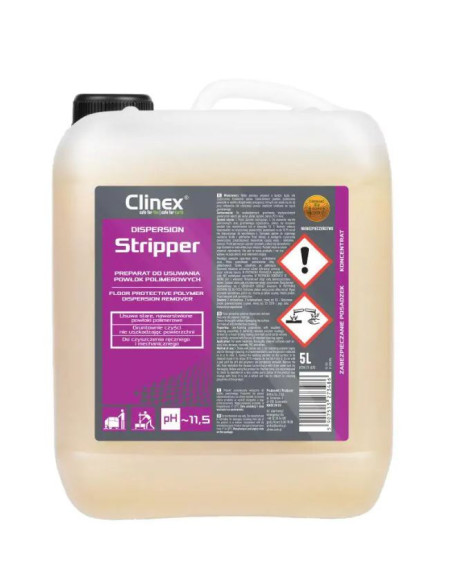 CL77679,CLINEX Dispersion STRIPPER, 5 litri, detergent pentru curatare polymeri de pe suprafete diverse