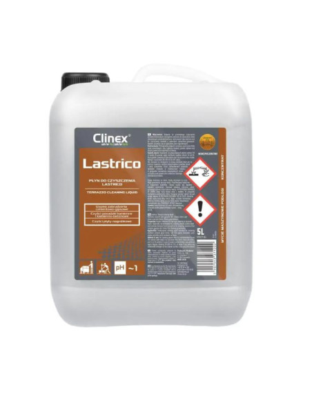CL77154,CLINEX Lastrico, 5litri, detergent pt curatare terase, indepartare ciment, ipsos de pe supr ceramice