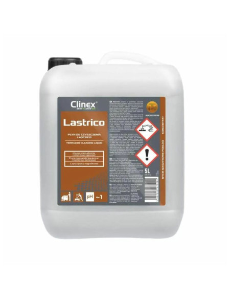 CL77154,CLINEX Lastrico, 5litri, detergent pt curatare terase, indepartare ciment, ipsos de pe supr ceramice