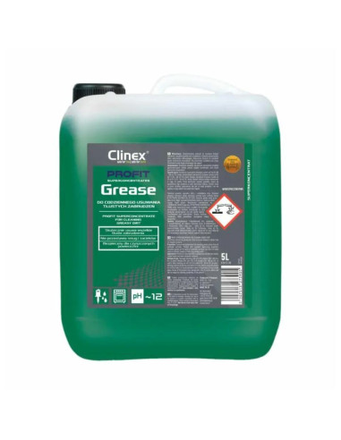 CL77716,CLINEX PROFIT Grease, 5litri, superconcentrat, curatare grasime de pe supraf rezistente la apa CL77716,CLINEX PROFIT Grease, 5litri, superconcentrat, curatare grasime de pe supraf rezistente la apa