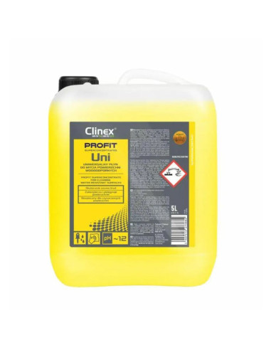 CL77714,CLINEX PROFIT Uni, 5 litri, solutie superconcentrata universala, curatare suprafete diverse