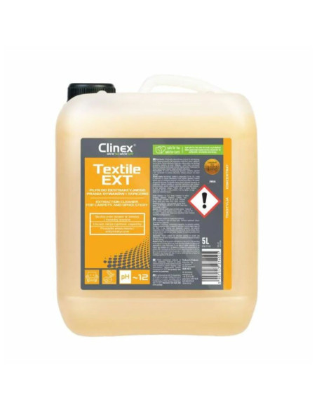CL77191,CLINEX Textile EXT, 5 litri, detergent concentrat pentru curatare covoare si tapiterie