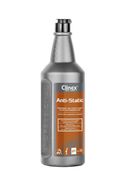 CL77907,CLINEX Anti-Static, 1 litru, cu pulverizator, solutie curatare supraf cu efect antistatic, electrost