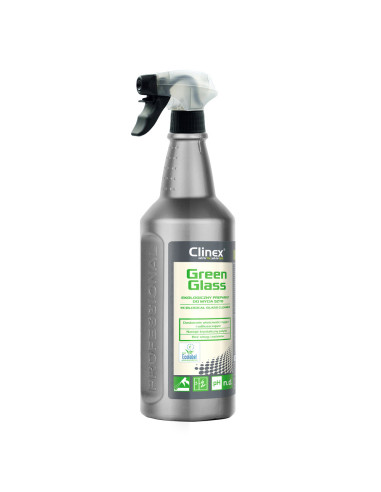 CL77912,CLINEX Green Glass, 1 litru, cu pulverizator, solutie pentru spalat geamuri
