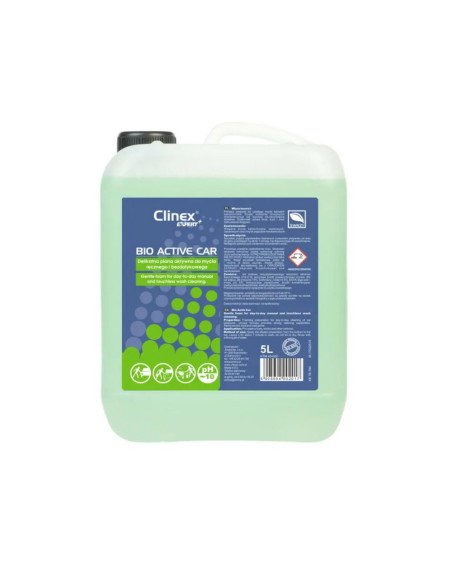 CL40002,CLINEX EXPERT+ Bio Active Car, 5 litri, detergent spuma pentru caroserie masini CL40002,CLINEX EXPERT+ Bio Active Car, 5 litri, detergent spuma pentru caroserie masini