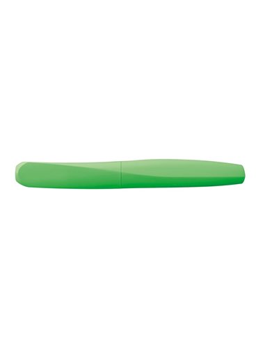 Stilou Pelikan twist Verde Neon, Cu Grip Ergonomic, 2 Rezerve Albastre