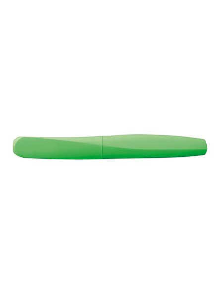 Stilou Pelikan twist Verde Neon, Cu Grip Ergonomic, 2 Rezerve Albastre