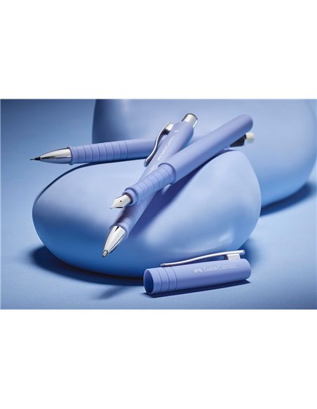 Stilou Poly Faber-Castell FC241004, Penita M, Lila iris Stilou Poly Faber-Castell FC241004, Penita M, Lila iris