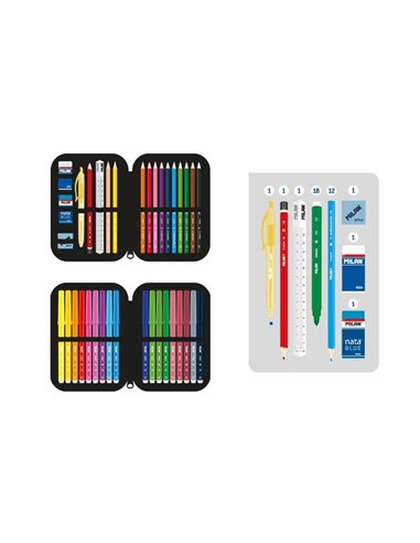 Penar echipat cu 2 fermoare Milan, Motiv fingers