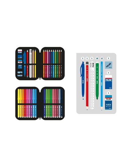 Penar echipat cu 2 fermoare Milan, Motiv Aliens 2