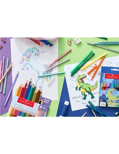 Creioane colorate Faber-Castell FC111213, 13 culori