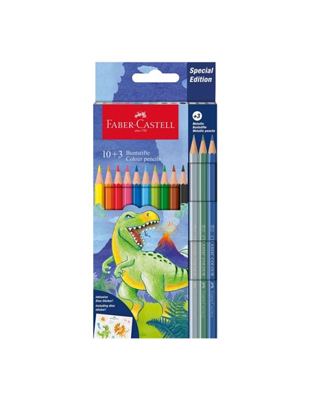 Creioane colorate Faber-Castell FC111213, 13 culori