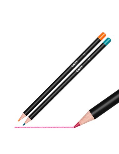 Creioane colorate BIC Intensity Premium, 12 culori