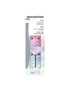 Rigla flexibila Eberhard Faber, 15 cm, Rainbow 2