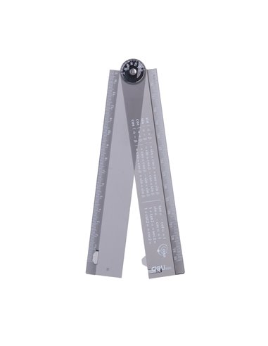Rigla smart pliabila Deli, 30 cm, Negru