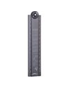Rigla smart pliabila Deli, 30 cm, Negru