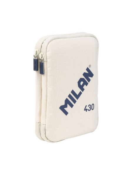 081276SNCBG,Penar echipat cu 2 fermoare Milan 081276SNCBG, Bej deschis