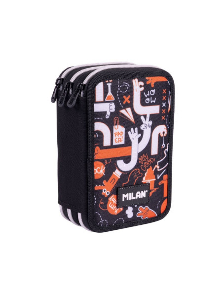 081364FRS,Penar echipat cu 3 fermoare Milan 081364FRS, Fingers