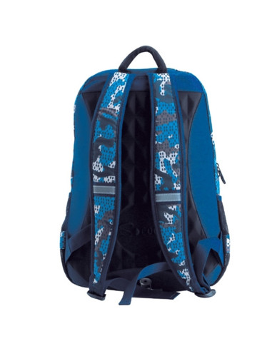 SC1078,Ghiozdan compartiment laptop, BLUE MILITARY, 43x27x15cm - S-COOL