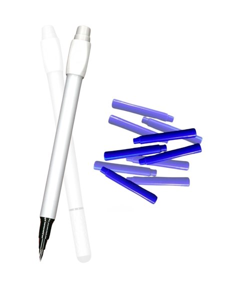 Stilou metalic cu cerneala termosensibila + Rezerve, Spinner, Alb