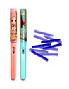 Set stilouri cu cerneala termosensibila + Rezerve, Girl, Roz/Turcoaz