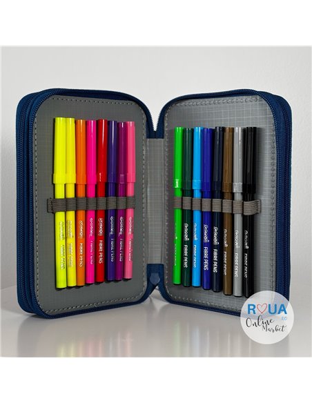 Penar echipat cu 3 fermoare S-COOL SC2924, Football limited edition