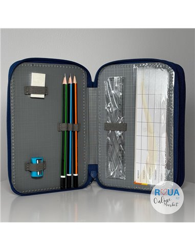 Penar echipat cu 3 fermoare S-COOL SC2924, Football limited edition