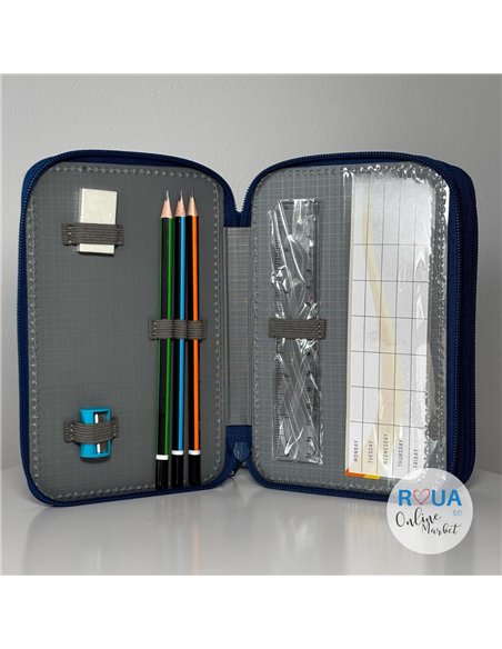 Penar echipat cu 3 fermoare S-COOL SC2924, Football limited edition