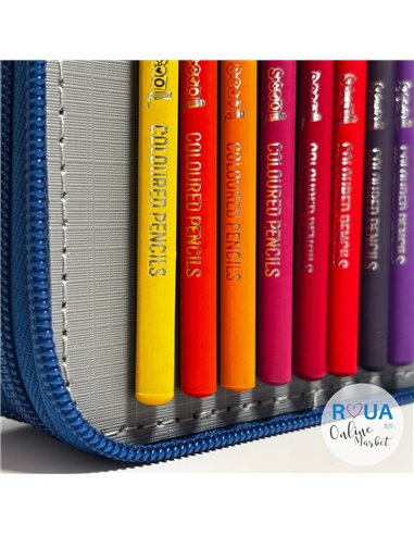 Penar echipat cu 3 fermoare S-COOL SC2924, Football limited edition