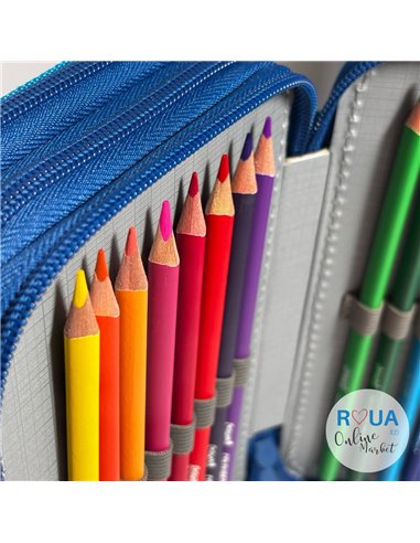 Penar echipat cu 3 fermoare S-COOL SC2924, Football limited edition