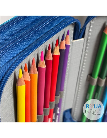 Penar echipat cu 3 fermoare S-COOL SC2924, Football limited edition