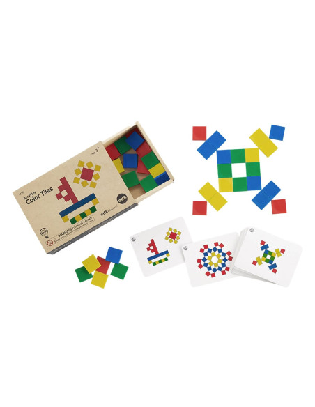 EDX-13287,Color Tiles, set educativ cu carduri de activitati