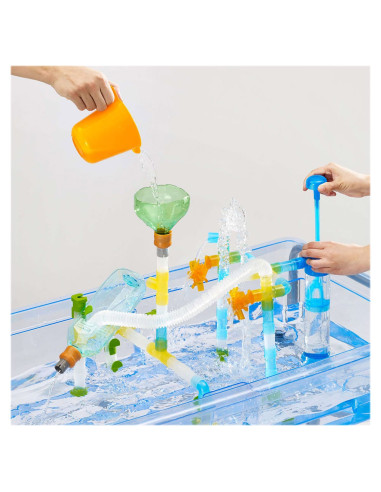 EDX-66358,Crazy Tube Set, labirint cu tuburi pentru joaca cu apa