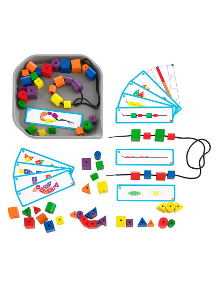 EDX-40152,FunPlay, joc educativ cu margele si modele