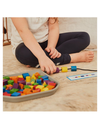 EDX-40152,FunPlay, joc educativ cu margele si modele