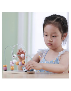 VIG6053,Labirint cu margele din lemn, nordic colors 2