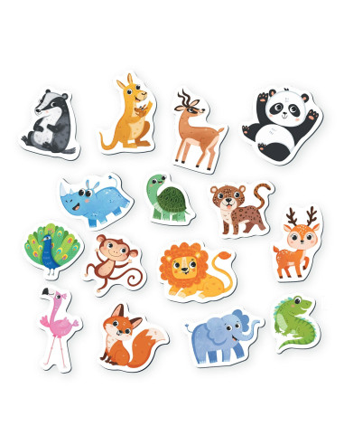 DDO-200259,Primul meu set magnetic, Animale salbatice