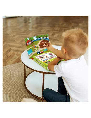 DDO-200206,Prima mea ferma, set magnetic, 44 piese