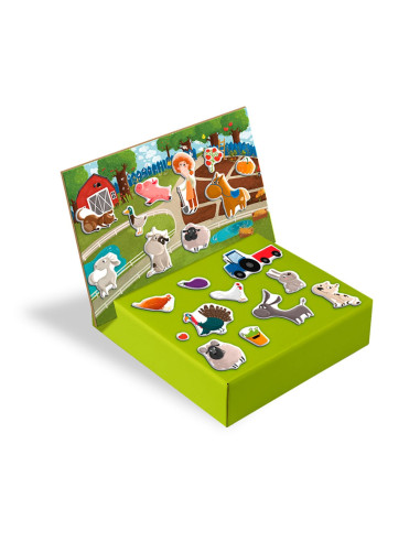 DDO-200206,Prima mea ferma, set magnetic, 44 piese