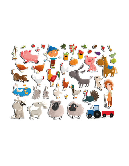 DDO-200206,Prima mea ferma, set magnetic, 44 piese