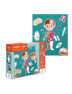 DDO-200220,Descopera corpul omenesc, set magnetic cu 130 piese 2
