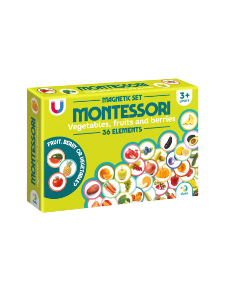 DDO-200272,Set magnetic Montessori, Fructe si legume