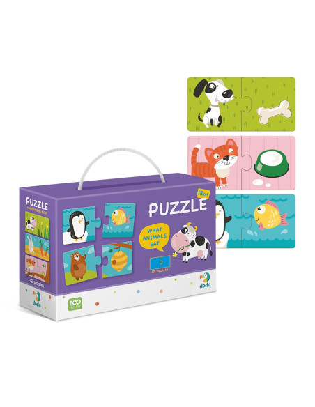 DDO-300118,Puzzle Duo – Ce mananca animalele?