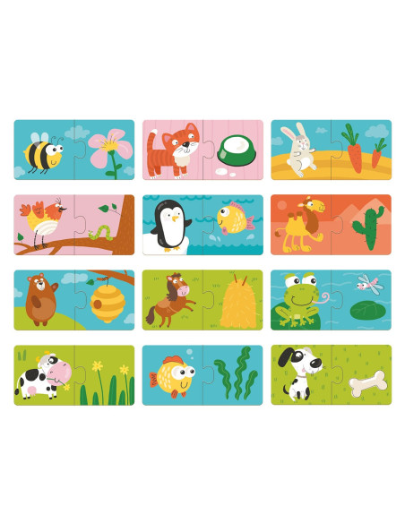 DDO-300118,Puzzle Duo – Ce mananca animalele?