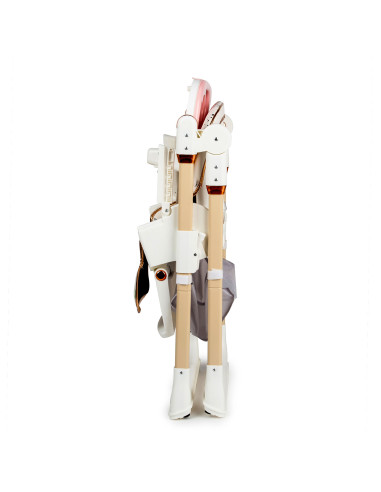 JU1053-Pink-Stars,Scaun de masa Juju Eat&Fun, Pink Stars