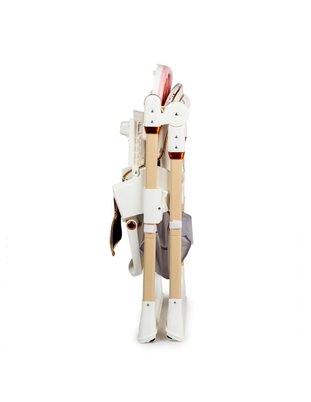 JU1053-Pink-Stars,Scaun de masa Juju Eat&Fun, Pink Stars