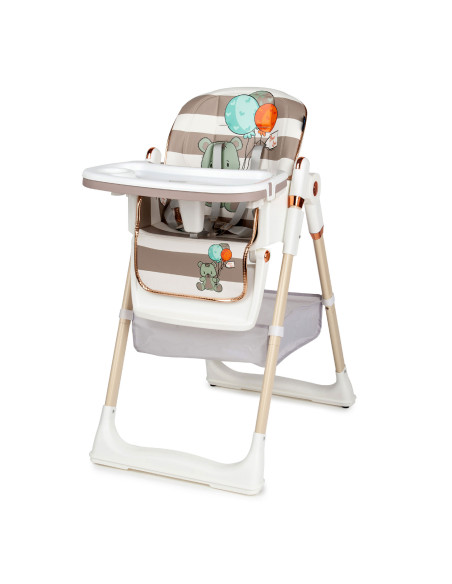 JU1053-Brown-Bear,Scaun de masa Juju Eat&Fun, Brown Bear