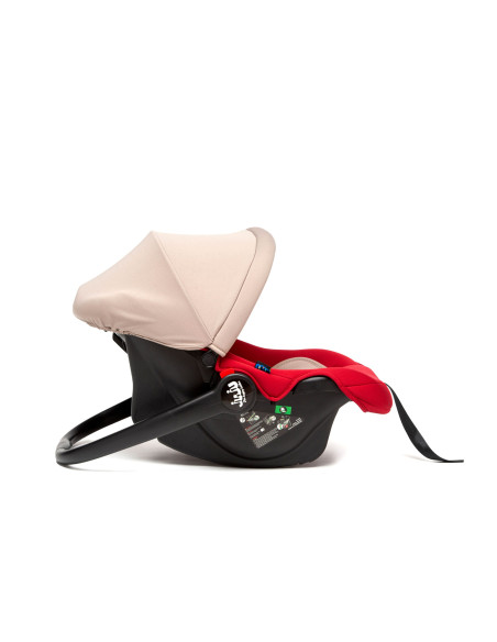 JU1200-EDIS-03,Cos Auto Juju Baby Boo i-Size, Bej-Bordo