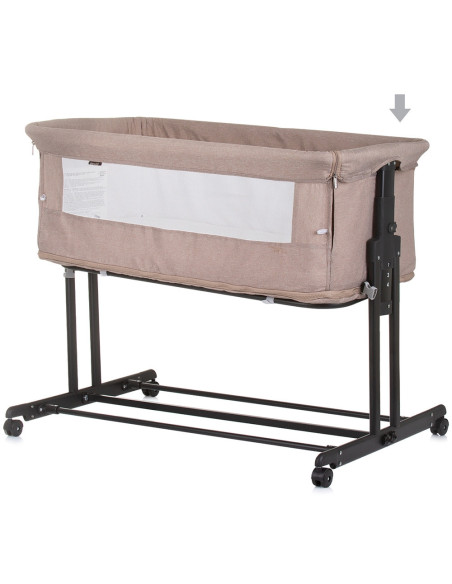 KOSZE0204MA,Patut co-sleeper si tarc Chipolino Zen macadamia