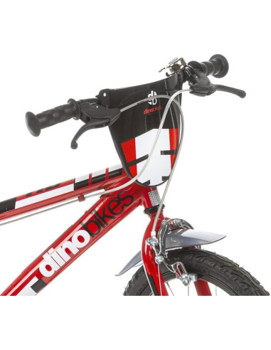 DB-416US-06,Bicicleta copii Dino Bikes 16' 416 rosu